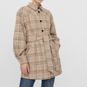 Vero Moda Zella Wrap Belted Shacket